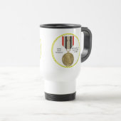 2キャンペーンスターイラク戦争退役軍人 トラベルマグ (正面右)