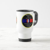 2キャンペーンスターズコソボ戦争退役軍人 トラベルマグ (正面右)