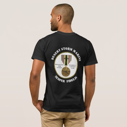 2キャンペーンスターズ砂漠の嵐マリンセミパーファイ Tシャツ (裏面フル)