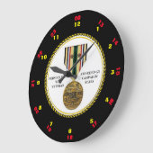 2キャンペーンスターペルシャ湾戦争退役軍人 ラージ壁時計 (傾斜)