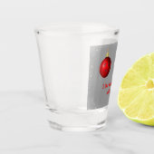 2クリスマスオーナメントぶら下がったズアウトホリデイ ショットグラス (左)