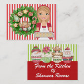 #2クリスマスキッチンカード – SRF 名刺 (正面/裏面)