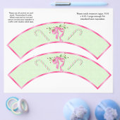 2クリスマスキャンディカスタムーのカップケーキラッパー チラシ (シングル)