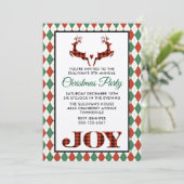 2クリスマスディアジャンピングクリスマスパーティー招待状 招待状 (スタンド正面)