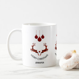 2クリスマスディアジャンプ素朴スタイル コーヒーマグカップ