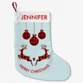 2クリスマスディアジャンプ素朴スタイル スモールクリスマスストッキング (正面)