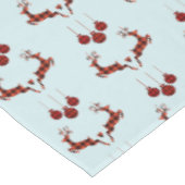 2クリスマスディアジャンプ素朴スタイル テーブルクロス (アングル)