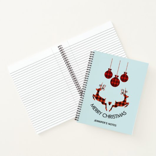 2クリスマスディアジャンプ素朴スタイル ノートブック (内部)