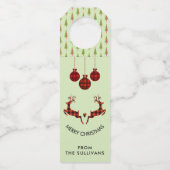 2クリスマスディアジャンプ素朴スタイル ボトルネックタグ (正面)