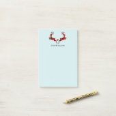 2クリスマスディアジャンプ素朴スタイル ポストイット (デスク上)