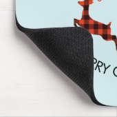 2クリスマスディアジャンプ素朴スタイル マウスパッド (コーナー)