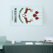 2クリスマスディアジャンプ素朴スタイル 横断幕 (トレードショー)