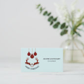 2クリスマストナカイ跳び素朴ハンター 名刺 (スタンド正面)