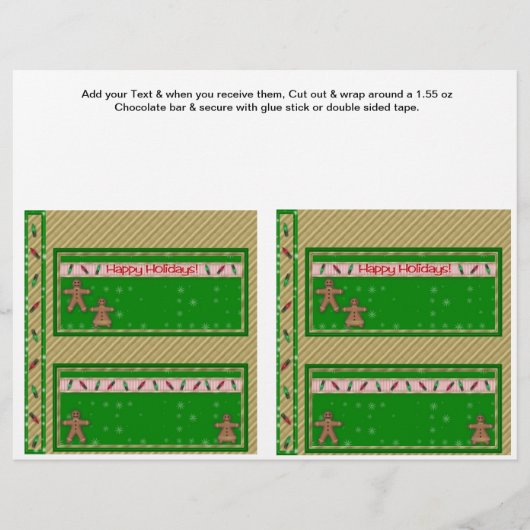 2クリスマスホリデーカスタムバーラッパー チラシ (正面)