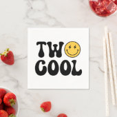 2クールレトロハッピー顔誕生日 スタンダードカクテルナプキン (インサイチュ)