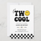 2クールレトロ少年2nd誕生日パーティー 招待状 (正面)