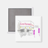 2グラムの陰性ロッドがバーに入る マグネット (正面/裏面)