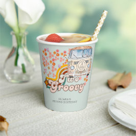 2グルービーデイジーヒッパイヴァンセカンド誕生日 紙コップ