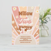 2グルービーヒッピー2ndバースデーサンシャインデイジー 招待状 (スタンド正面)