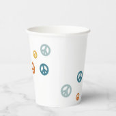 2グルービーレトロボーイ平和サイン誕生日 紙コップ (右)