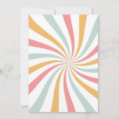 2グルーヴィー2ndバースデーミント招待状 招待状 (裏面)