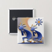 2ココペリ#128 缶バッジ (正面&裏面)