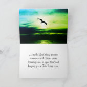 2コリント人3:17自由聖書の一節 カード (内部)