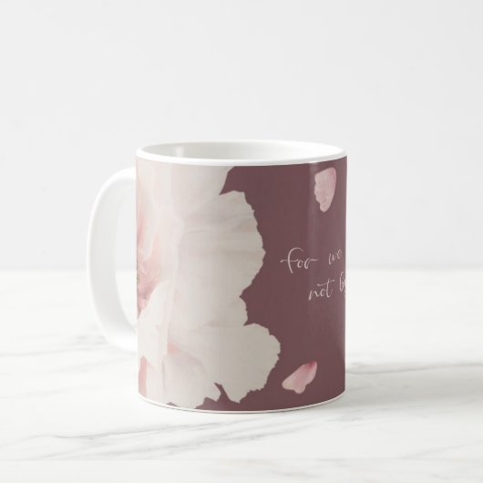 2コリント人57は信仰によって歩き、見て歩くことではない コーヒーマグカップ (正面左)