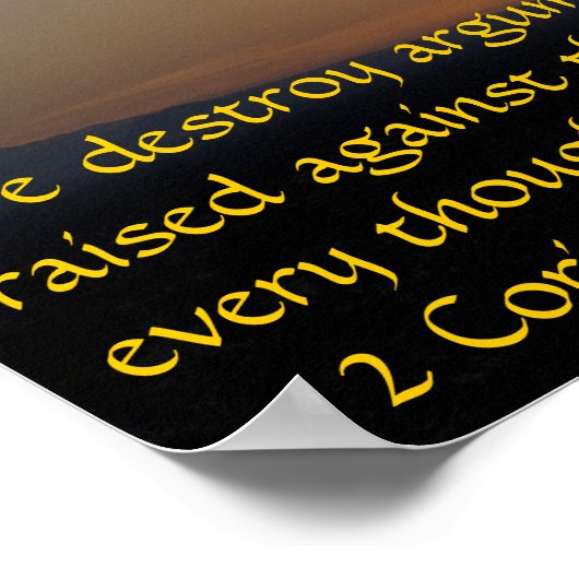 2コリント10:5 ポスター (角)