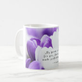 2コリント12:9わたしの恵みはあなたのために十分である コーヒーマグカップ (正面左)