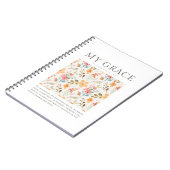 2コリント12:9わたしの恵みはあなたのために十分である ノートブック (左側)