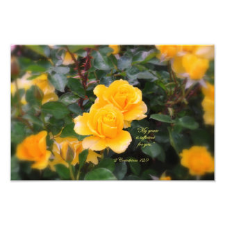 2コリント12:9わたしの恵みはあなたのために十分である。 フォトプリント           