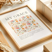 2コリント12:9わたしの恵みはあなたのために十分である ポスター