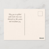 2コリント12:9わたしの恵みはあなたのために十分である ポストカード (裏面)