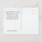 2コリント12:9わたしの恵みはあなたのために十分である ポストカード (裏面)