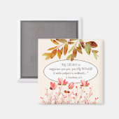 2コリント12:9わたしの恵みはあなたのために十分である マグネット (正面/裏面)