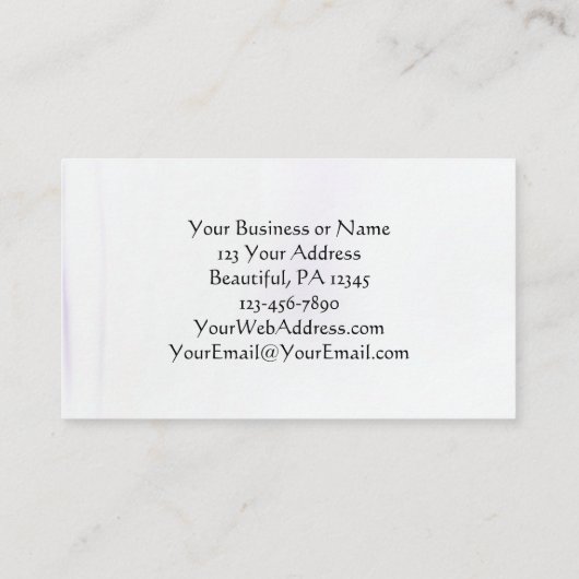 2コリント12:9わたしの恵みはあなたのために十分である 名刺 (裏面)