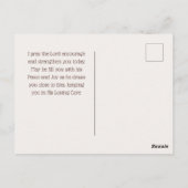 2コリント12:9わたしの恵みは十分である ポストカード (裏面)