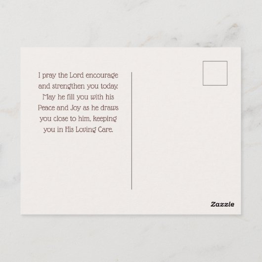 2コリント12:9わたしの恵みは十分である ポストカード (裏面)