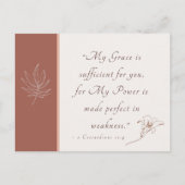 2コリント12:9わたしの恵みは十分である ポストカード (正面)