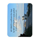 2コリント12:9わたしの恵みは十分である… マグネット (縦)