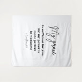 2コリント12:9キリスト教大学の寮 タペストリー (正面(横))