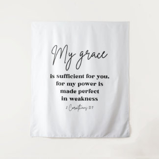 2コリント12:9キリスト教大学の寮 タペストリー