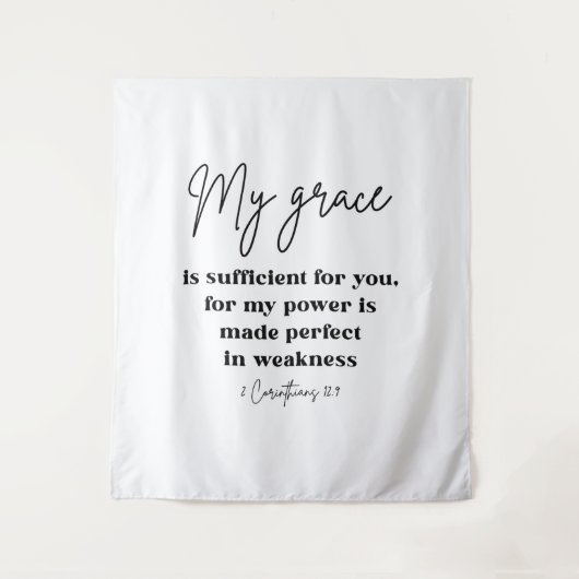 2コリント12:9キリスト教大学の寮 タペストリー (正面)