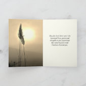 2コリント12:9彼の恵みは十分である カード (内部)