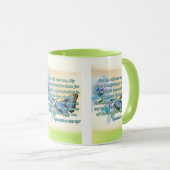 2コリント12:9聖書の聖なる書物、 経典Pic 2トーン マグカップ (正面右)