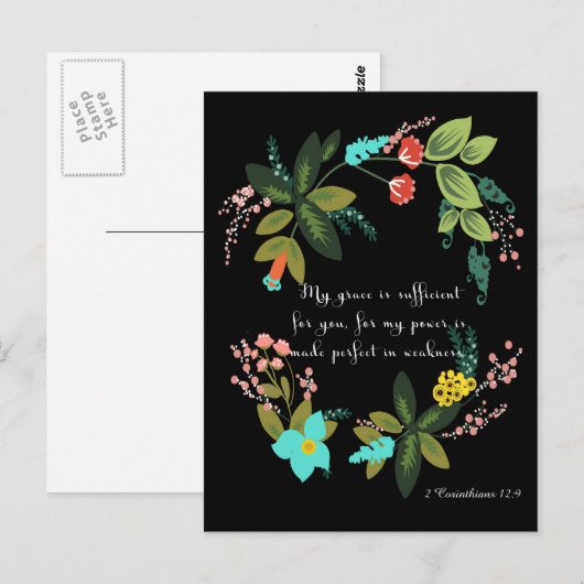 2コリント12:9 ポストカード (正面/裏面)