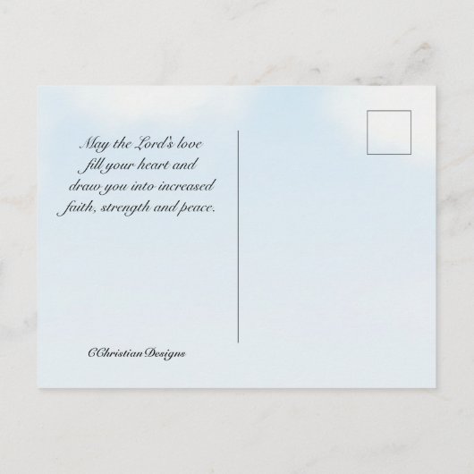 2コリント3:17主の霊がそこにあるところ ポストカード (裏面)