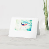 2コリント3:17自由USA国旗あり カード (裏面)