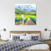 2コリント3:17 キャンバスプリント (インサイチュ (寝室))